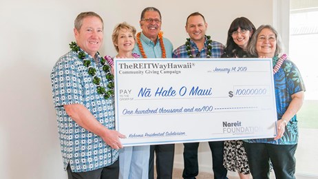 The REIT Way Hawaii Na Hale O Maui Check Presentation