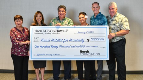Kauai Habitat for Humanity Awarded $120,000 Grant from Nareit Foundation’s REIT Way Hawaii Community Giving Initiative